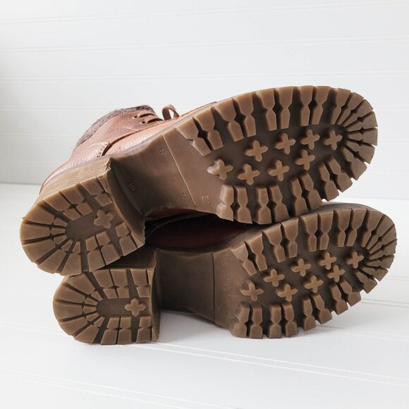 Brown Leather Ankle Boots - Picture 11 of 15